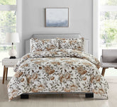 Bibb Home 4 pc Duvet & Down Alternative Comforter Set